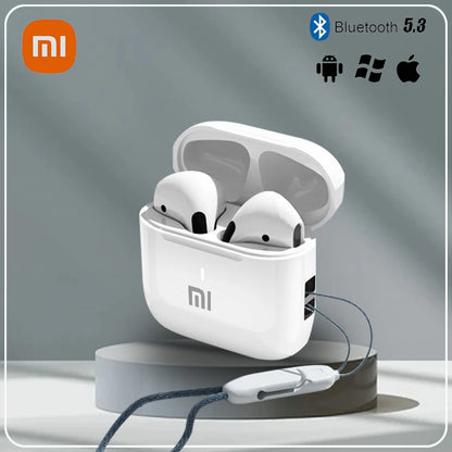 سماعات أذن لاسلكية XIAOMI AP05 True Wireless Buds5 صوت ستيريو عالي الدقة بتقنية البلوتوث 5.3 من MIJIA مع ميكروفون لنظامي التشغيل Android وiOS