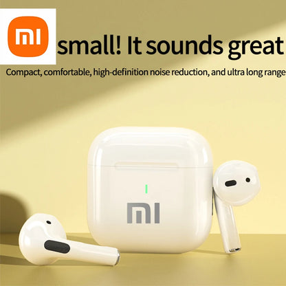 سماعات أذن لاسلكية XIAOMI AP05 True Wireless Buds5 صوت ستيريو عالي الدقة بتقنية البلوتوث 5.3 من MIJIA مع ميكروفون لنظامي التشغيل Android وiOS